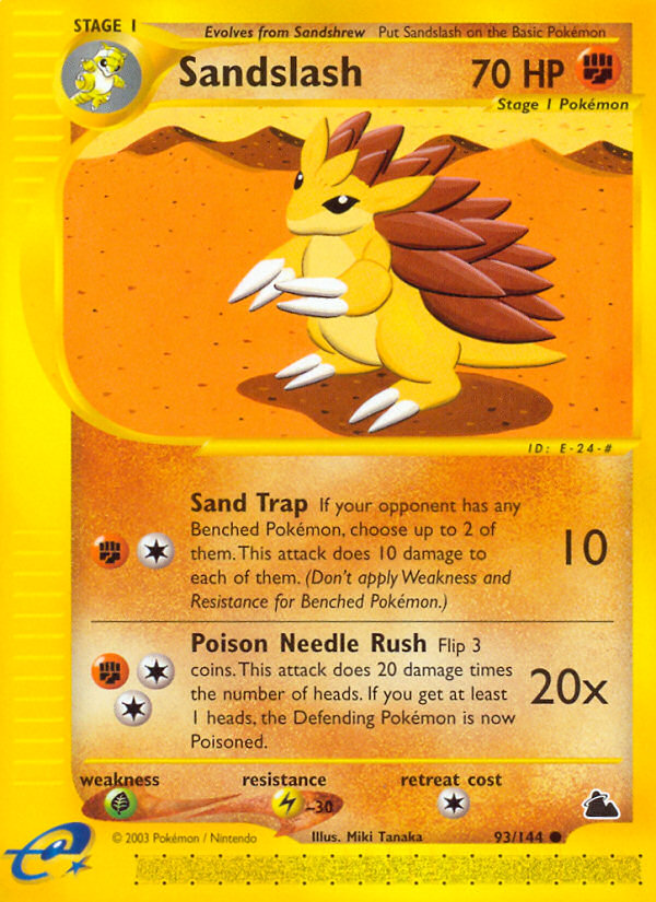 Sandslash (93/144) [Skyridge] | Total Play