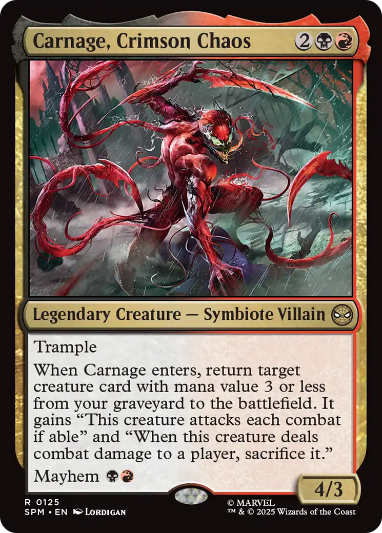 Carnage, Crimson Chaos [Marvel's Spider-Man] | Total Play