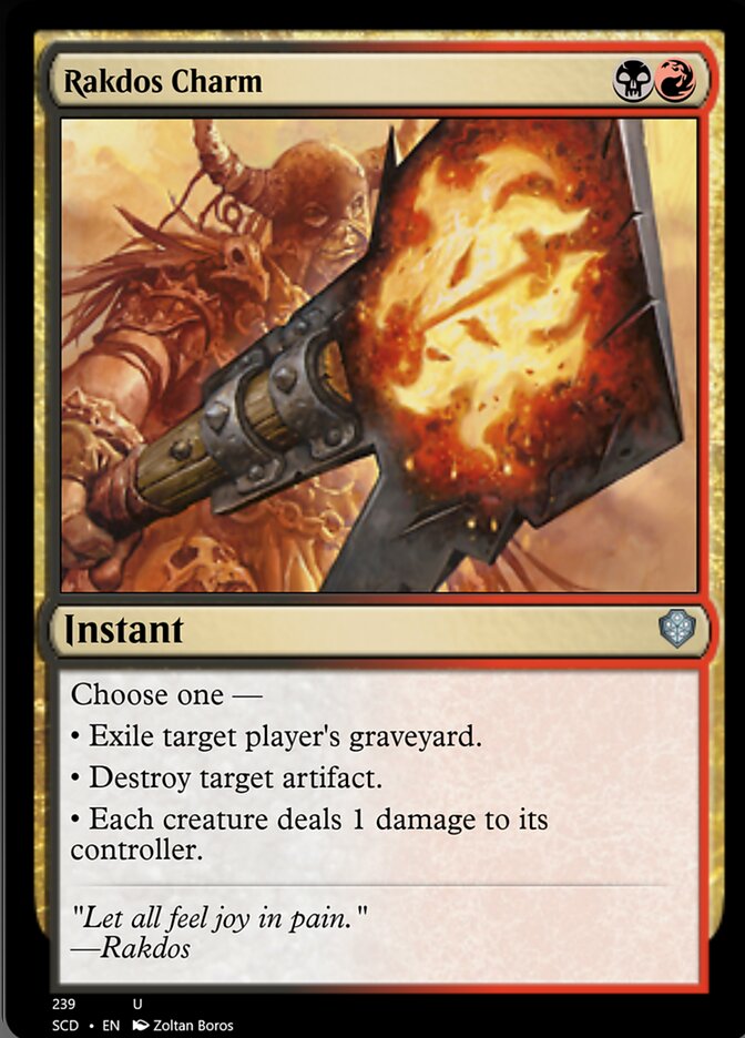 Rakdos Charm [Starter Commander Decks] | Total Play