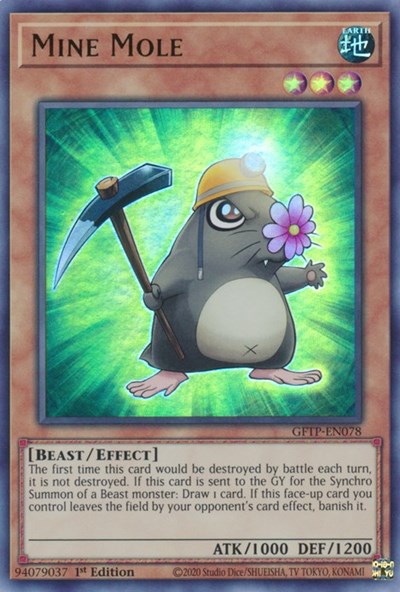 Mine Mole [GFTP-EN078] Ultra Rare | Total Play