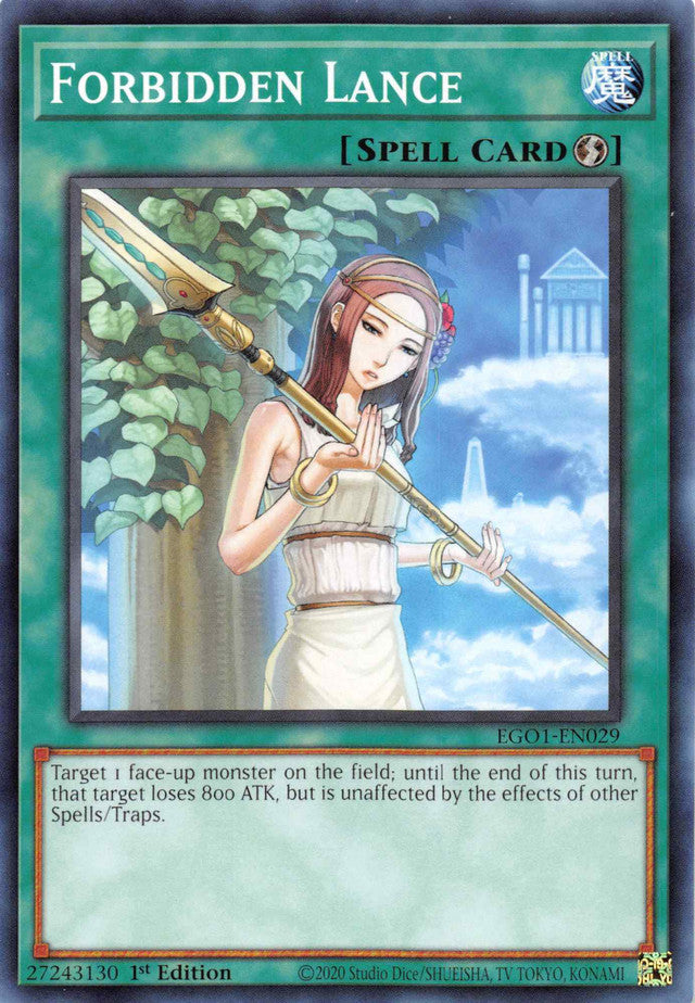 Forbidden Lance [EGO1-EN029] Common | Total Play