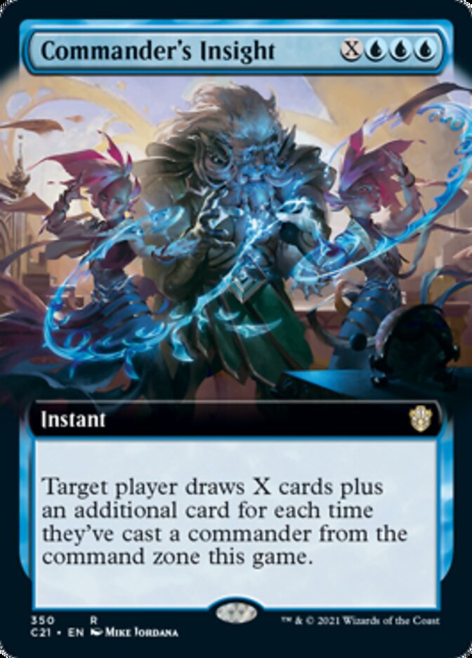 Commander's Insight (Extended Art) [Commander 2021] | Total Play