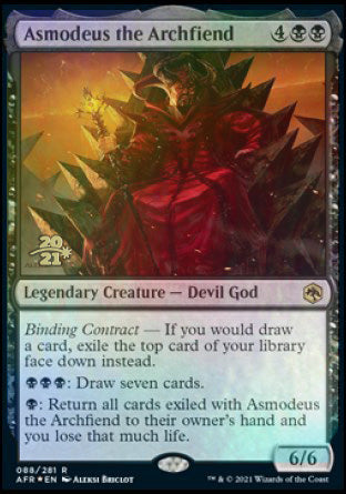 Asmodeus the Archfiend [Dungeons & Dragons: Adventures in the Forgotten Realms Prerelease Promos] | Total Play