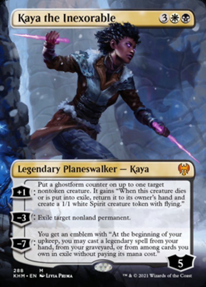 Kaya the Inexorable (Borderless) [Kaldheim] | Total Play