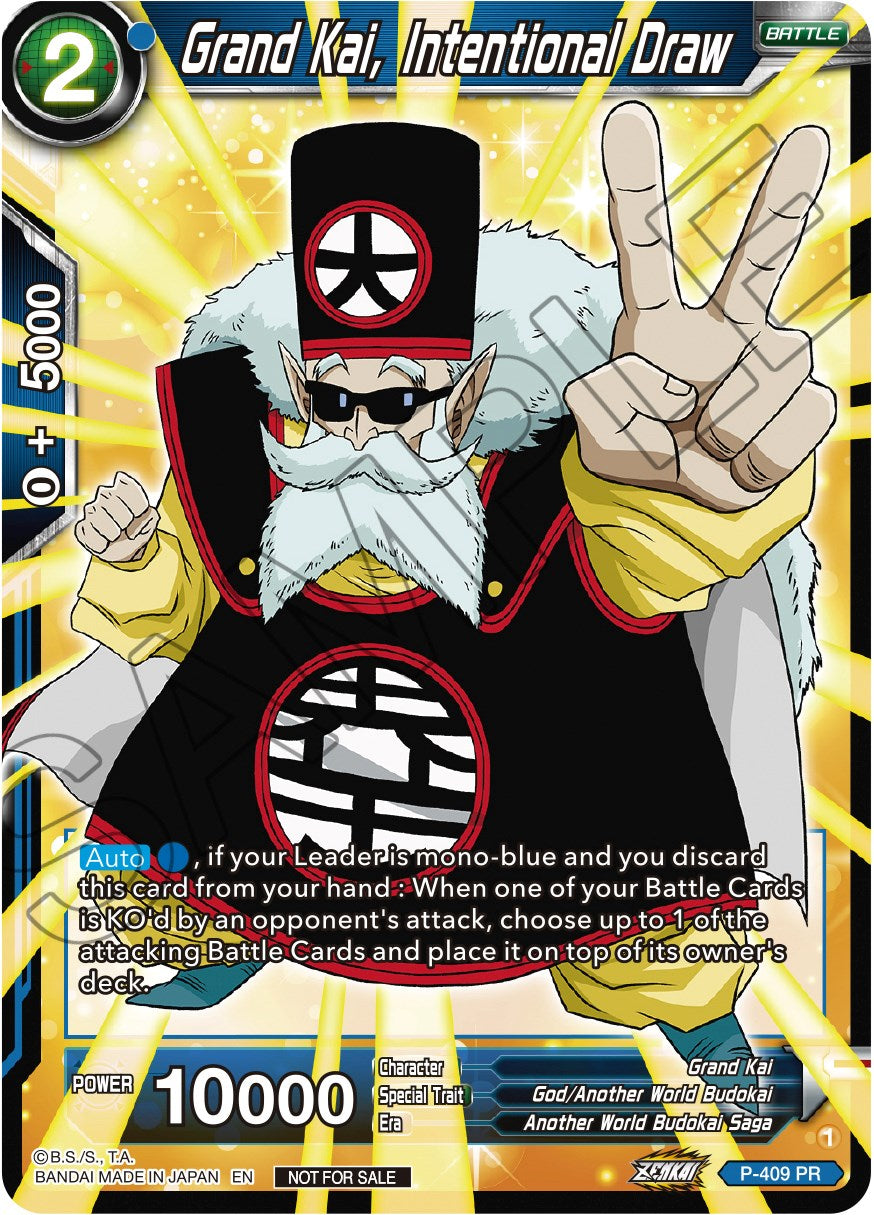 Grand Kai, Intentional Law (Zenkai Series Tournament Pack Vol.1) (P-409) [Tournament Promotion Cards] | Total Play