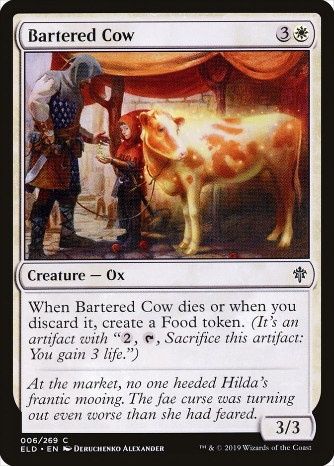 Bartered Cow [Throne of Eldraine] | Total Play