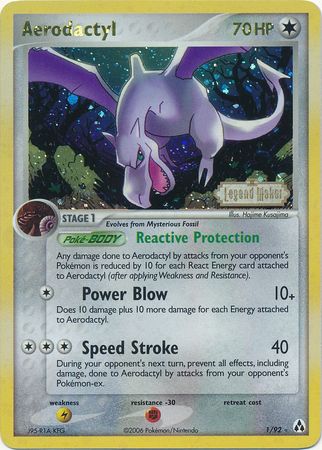 Aerodactyl (1/92) (Stamped) [EX: Legend Maker] | Total Play
