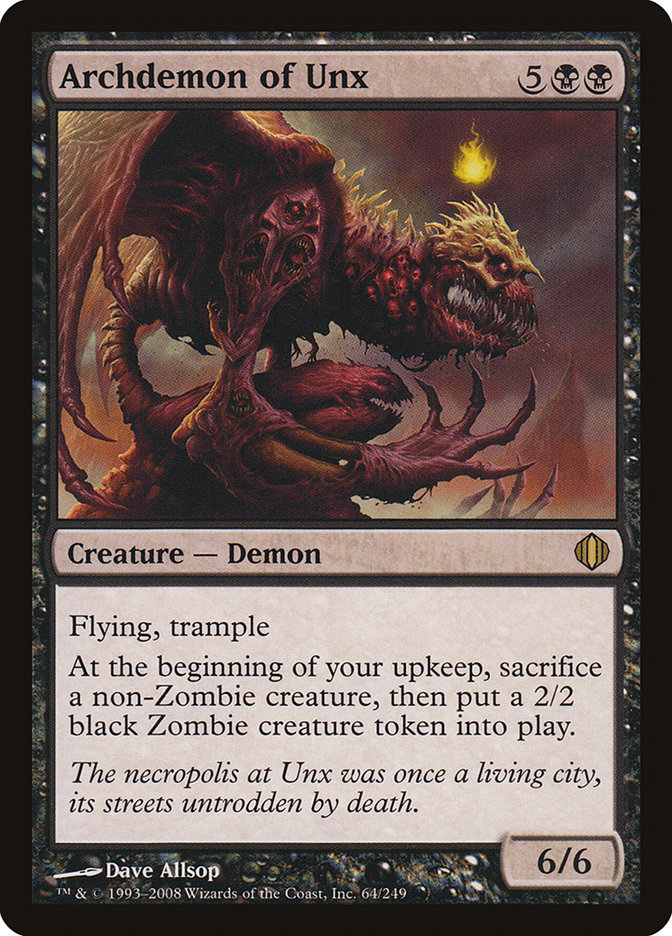 Archdemon of Unx [Shards of Alara] | Total Play