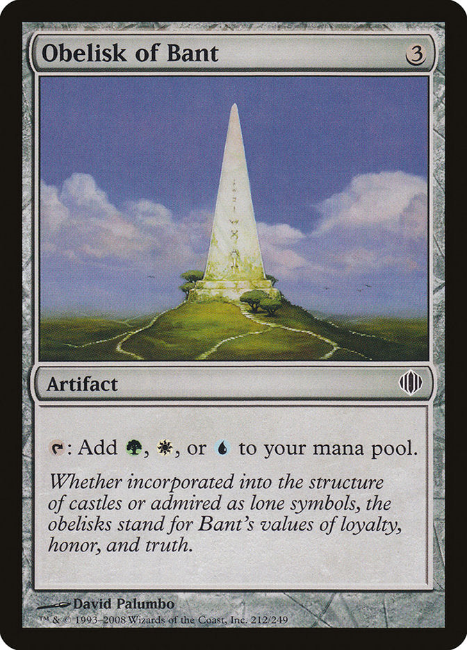 Obelisk of Bant [Shards of Alara] | Total Play