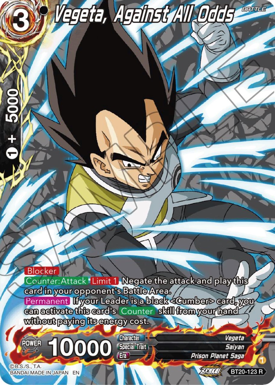 Vegeta, Against All Odds (Silver Foil) (BT20-123) [Power Absorbed] | Total Play