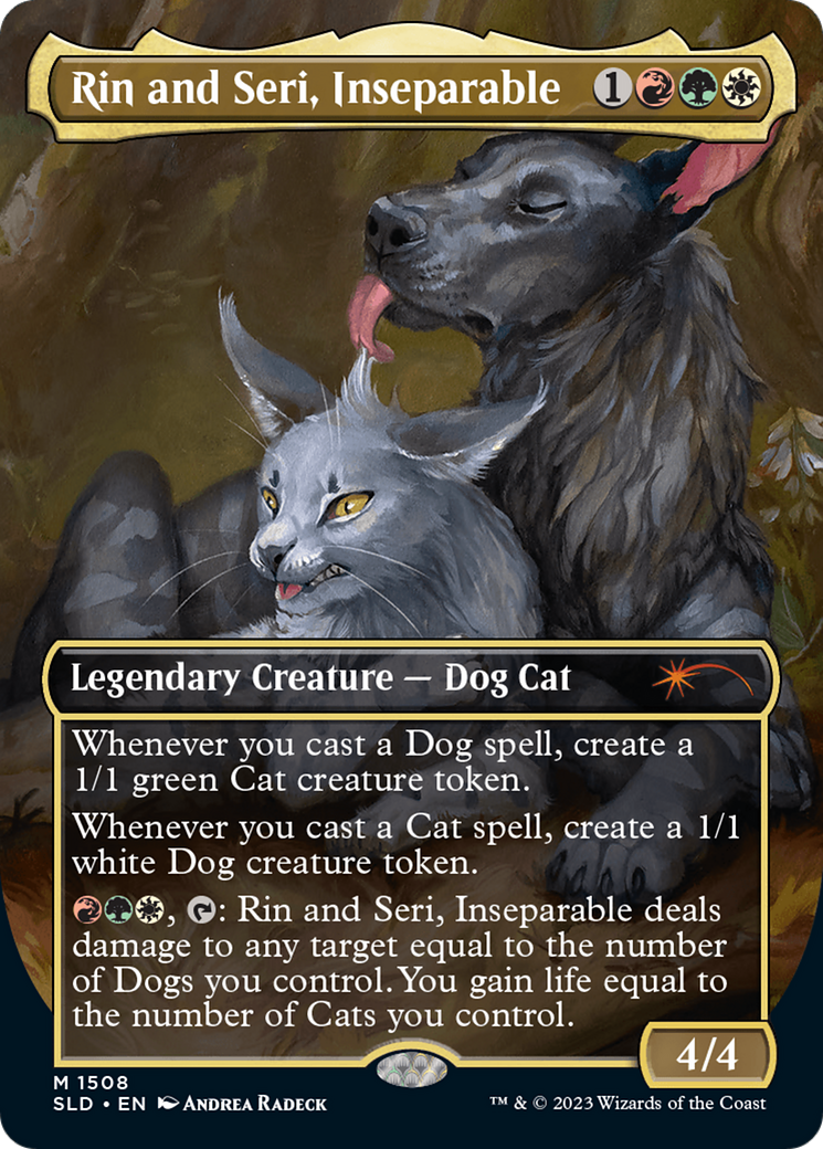 Rin and Seri, Inseparable (1508) // Rin and Seri, Inseparable [Secret Lair Commander Deck: Raining Cats and Dogs] | Total Play