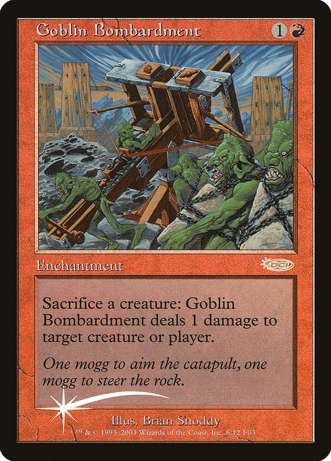 Goblin Bombardment [Friday Night Magic 2003] | Total Play