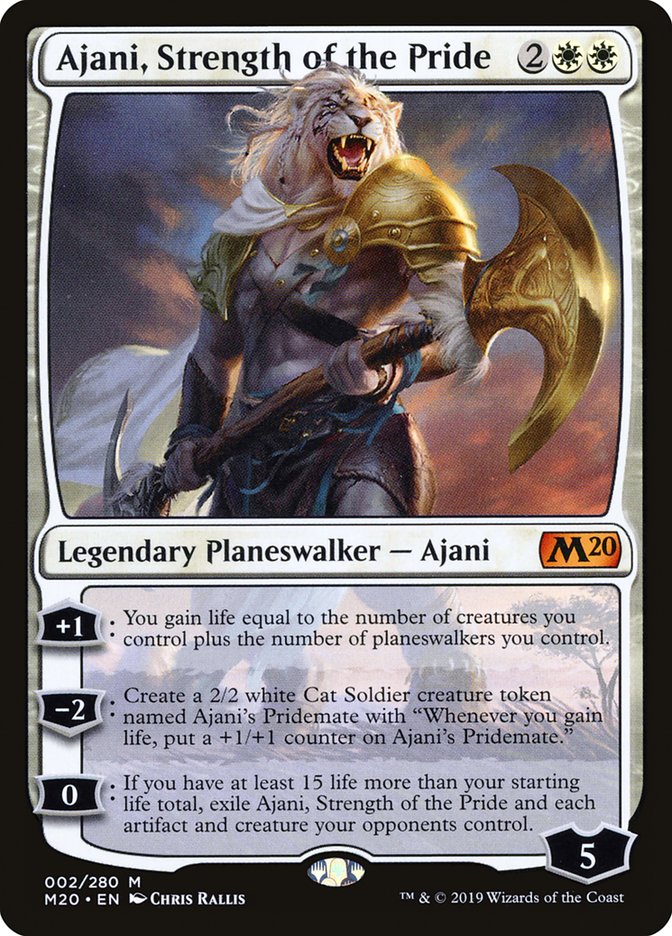 Ajani, Strength of the Pride [Core Set 2020] | Total Play