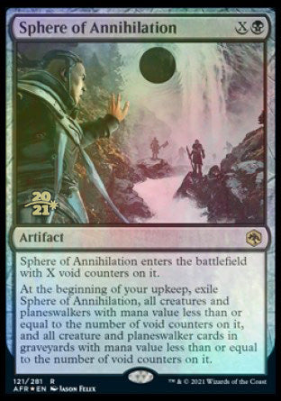 Sphere of Annihilation [Dungeons & Dragons: Adventures in the Forgotten Realms Prerelease Promos] | Total Play