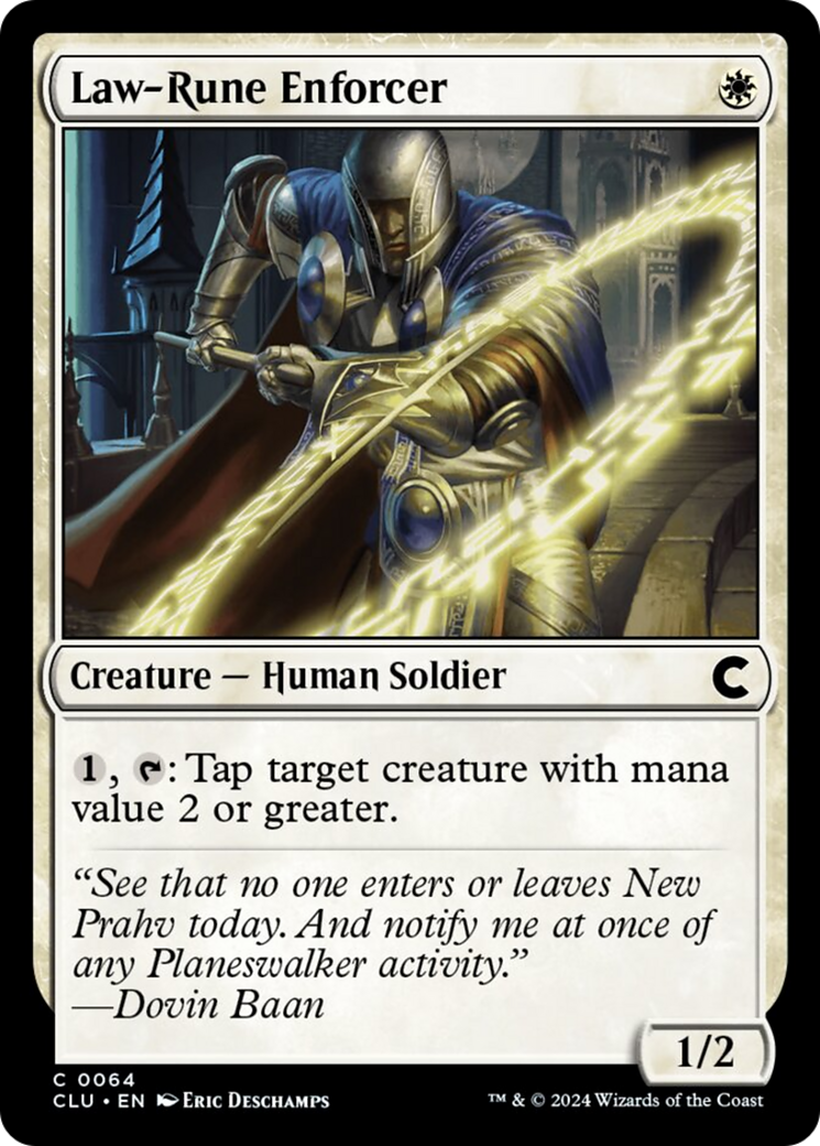 Law-Rune Enforcer [Ravnica: Clue Edition] | Total Play