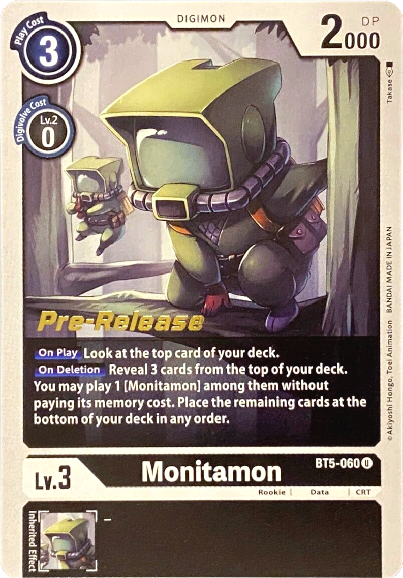 Monitamon [BT5-060] [Battle of Omni Pre-Release Promos] | Total Play