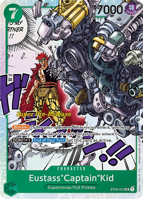 Eustass"Captain"Kid (013) [Super Pre-Release Starter Deck: Worst Generation] | Total Play