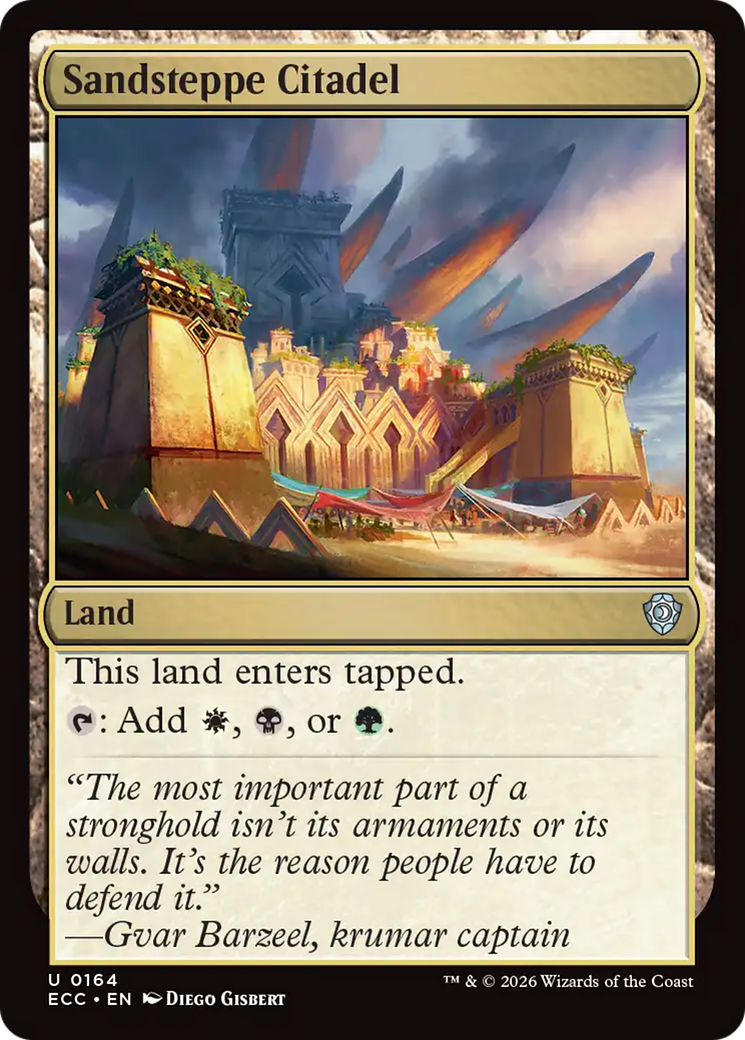 Sandsteppe Citadel [Lorwyn Eclipsed Commander] | Total Play