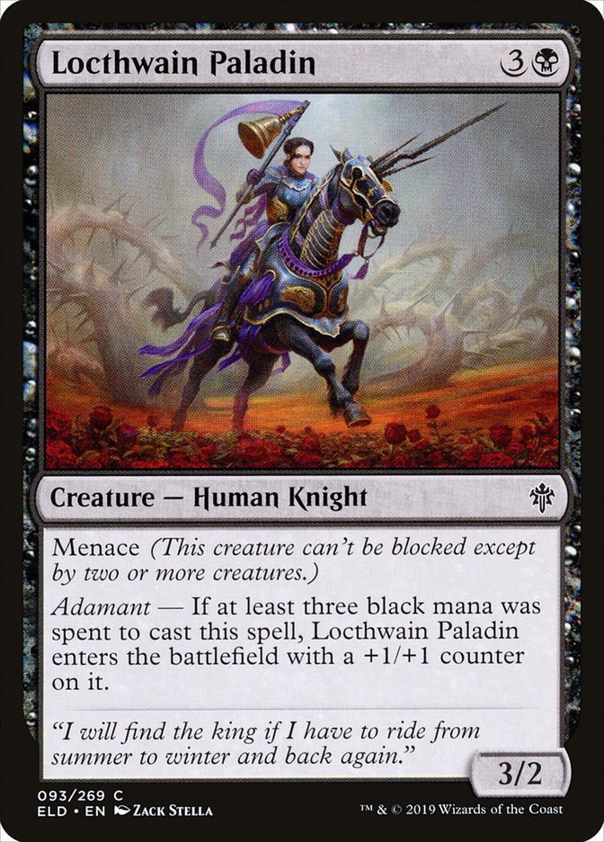 Locthwain Paladin [Throne of Eldraine] | Total Play