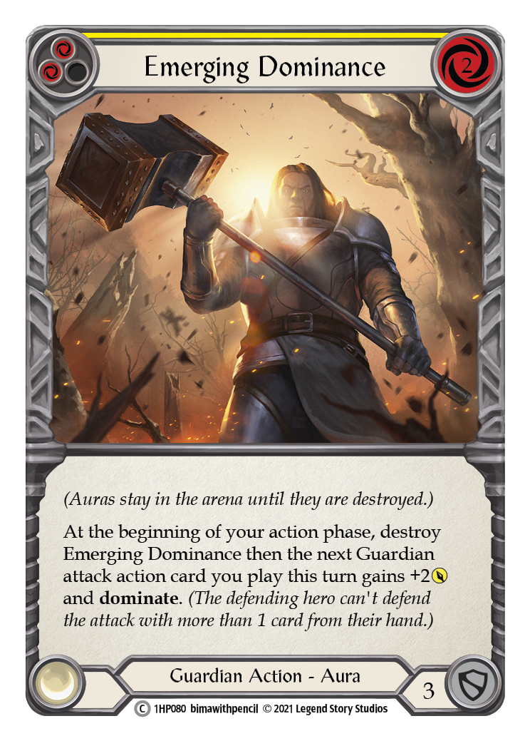 Emerging Dominance (Yellow) [1HP080] (History Pack 1) | Total Play