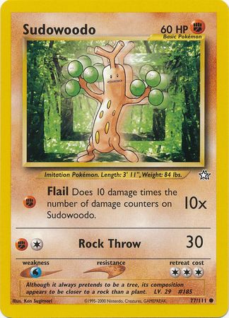 Sudowoodo (77/111) [Neo Genesis Unlimited] | Total Play