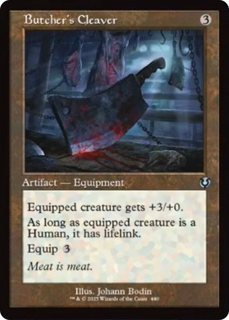 Butcher's Cleaver (Retro Frame) [Innistrad Remastered] | Total Play