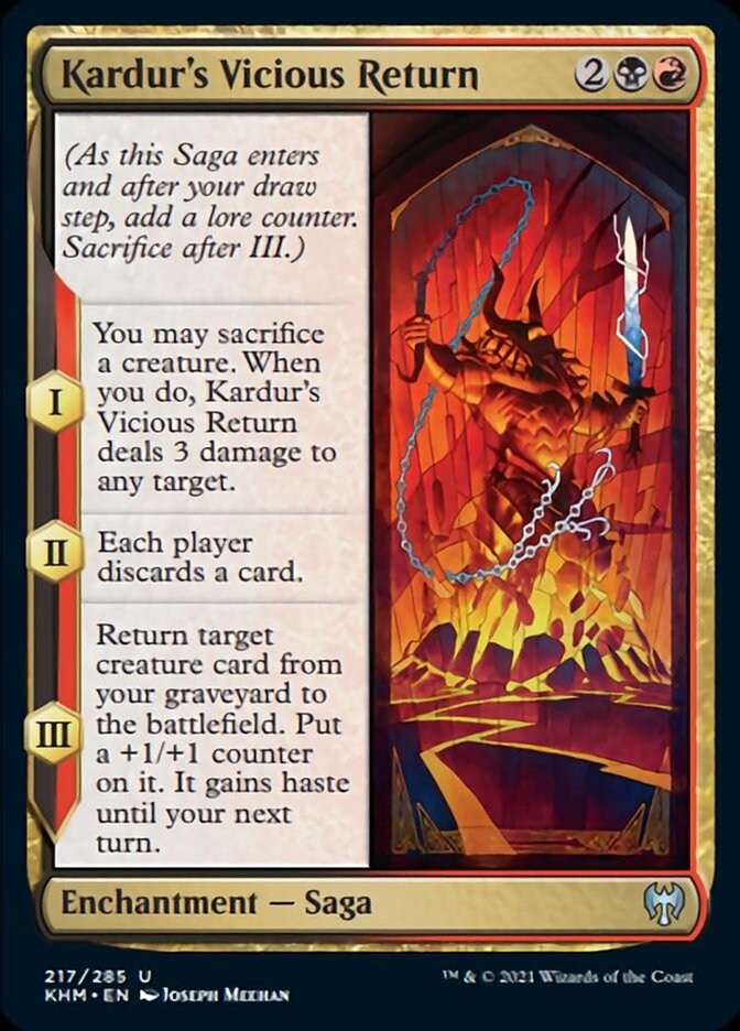 Kardur's Vicious Return [Kaldheim] | Total Play