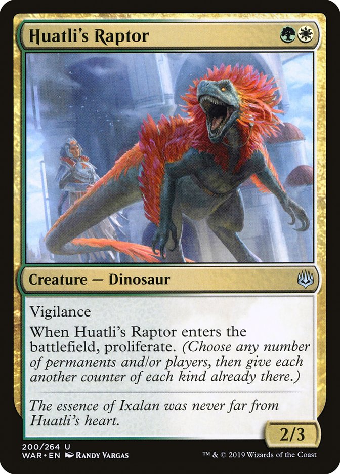 Huatli's Raptor [War of the Spark] | Total Play