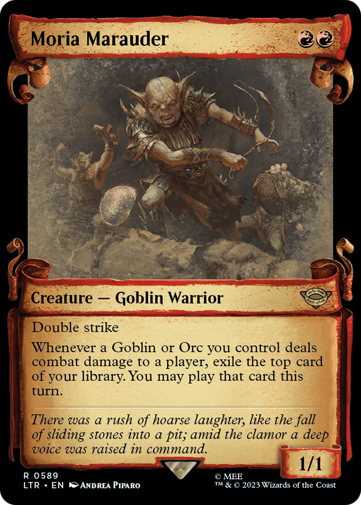 Moria Marauder [The Lord of the Rings: Tales of Middle-Earth Showcase Scrolls] | Total Play