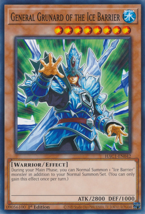 General Grunard of the Ice Barrier [HAC1-EN042] Common | Total Play