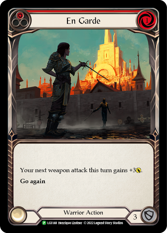 En Garde (Red) [LGS148] (Promo)  Rainbow Foil | Total Play