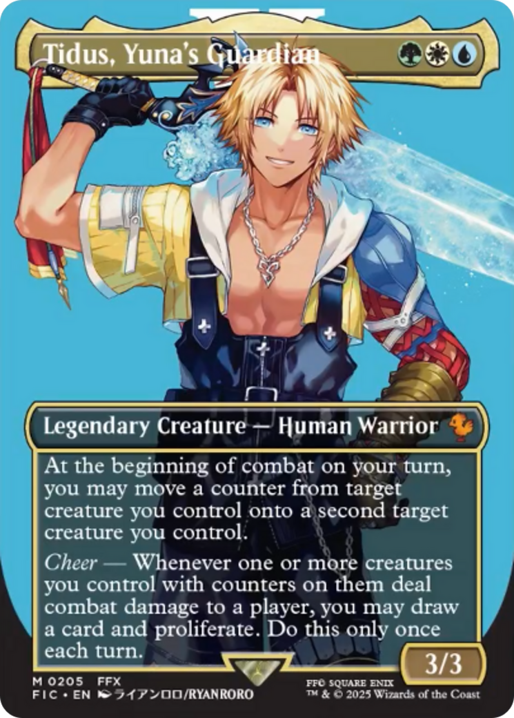 Tidus, Yuna's Guardian (Borderless) [FINAL FANTASY Commander] | Total Play