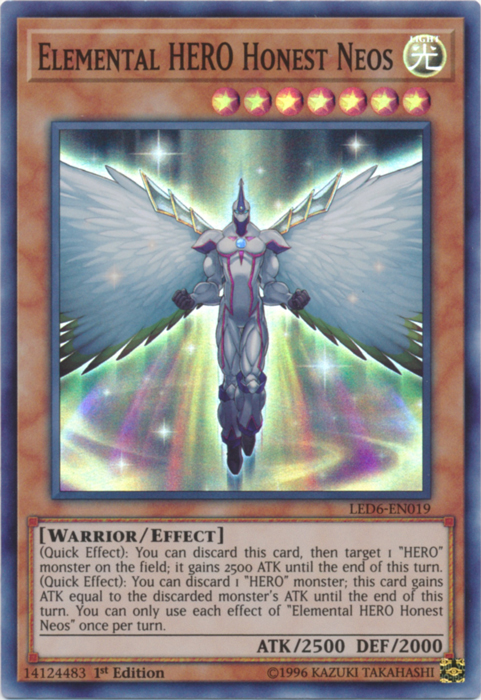 Elemental Hero Honest Neos [LED6-EN019] Super Rare | Total Play