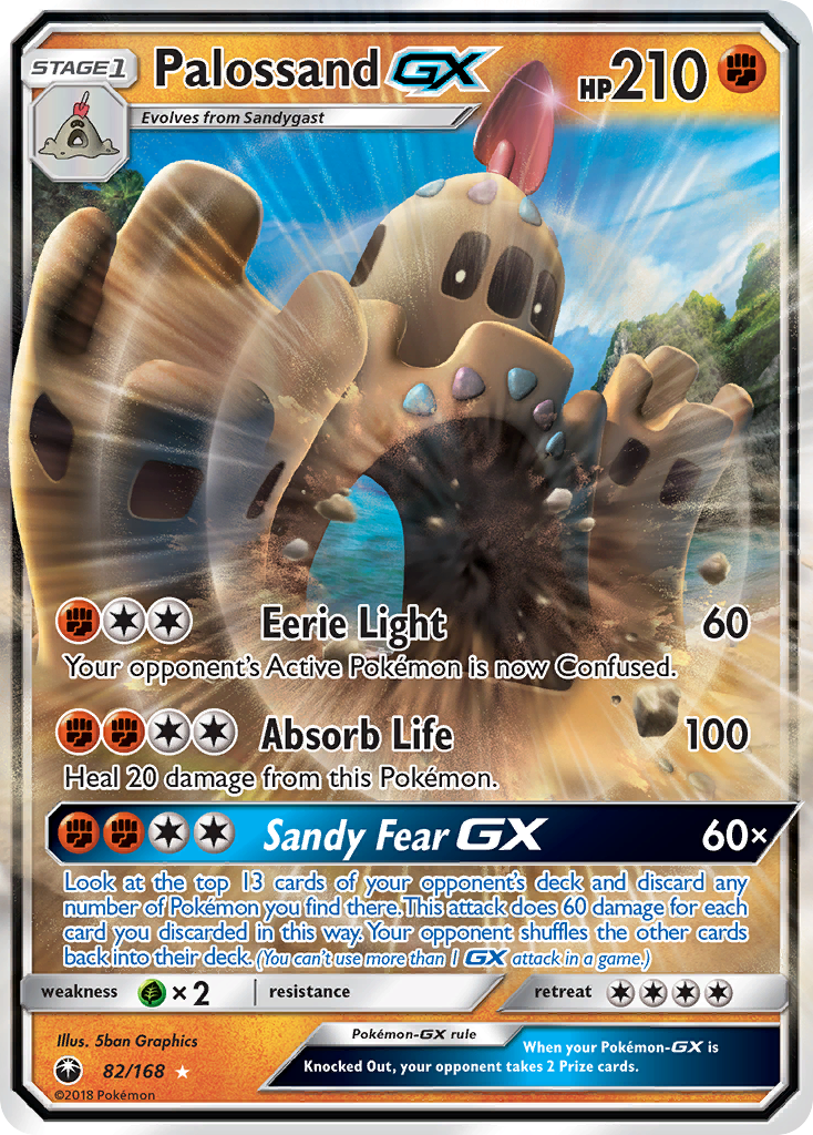 Palossand GX (82/168) [Sun & Moon: Celestial Storm] | Total Play