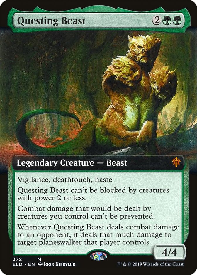 Questing Beast (Extended Art) [Throne of Eldraine] | Total Play