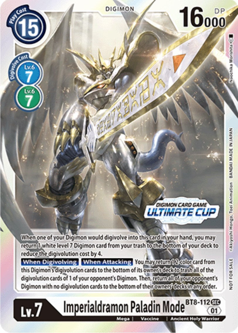 Imperialdramon Paladin Mode [BT8-112] (Ultimate Cup 2023) [New Awakening Promos] | Total Play