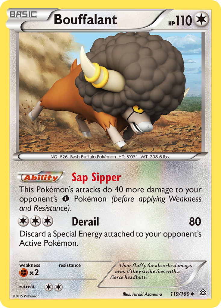Bouffalant (119/160) [XY: Primal Clash] | Total Play