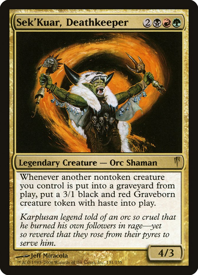 Sek'Kuar, Deathkeeper [Coldsnap] | Total Play
