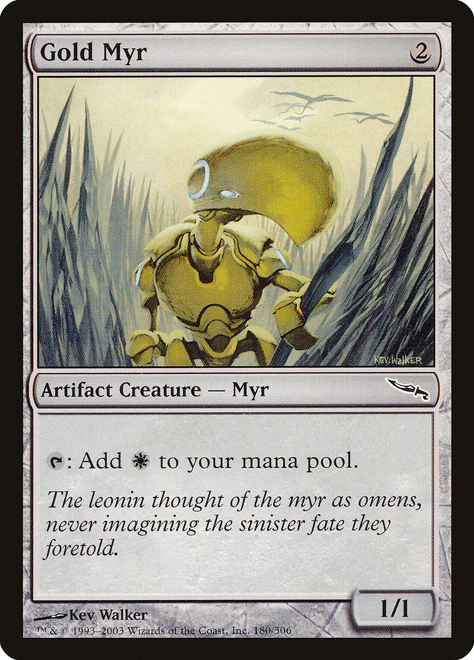 Gold Myr [Mirrodin] | Total Play