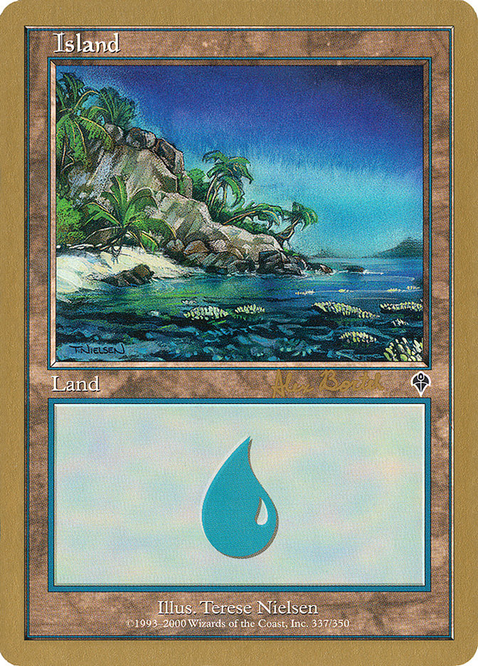 Island (ab337) (Alex Borteh) [World Championship Decks 2001] | Total Play