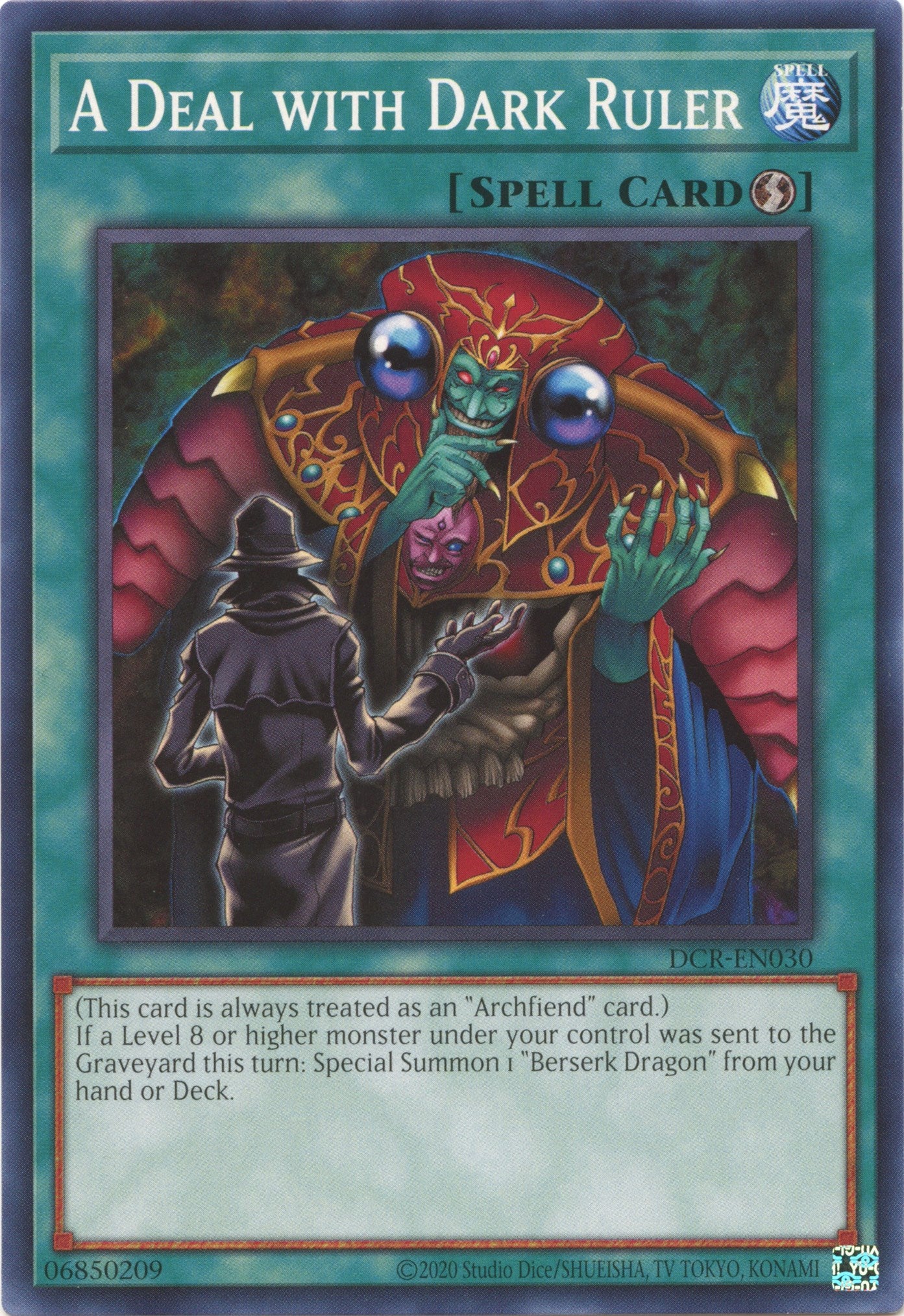 A Deal with Dark Ruler (25th Anniversary) [DCR-EN030] Common | Total Play