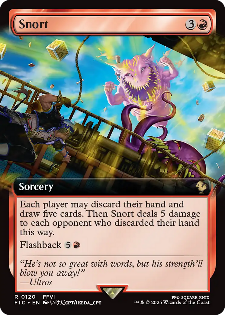 Snort (Extended Art) [FINAL FANTASY Commander] | Total Play