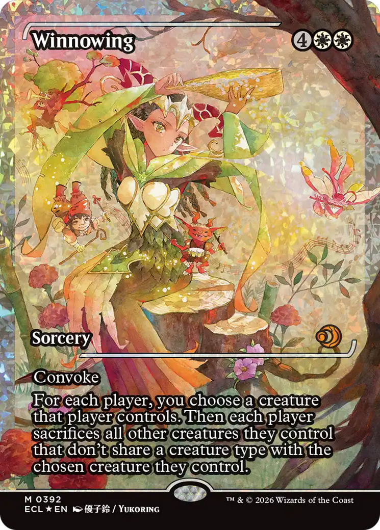 Winnowing (Showcase) (Fracture Foil) [Lorwyn Eclipsed] | Total Play