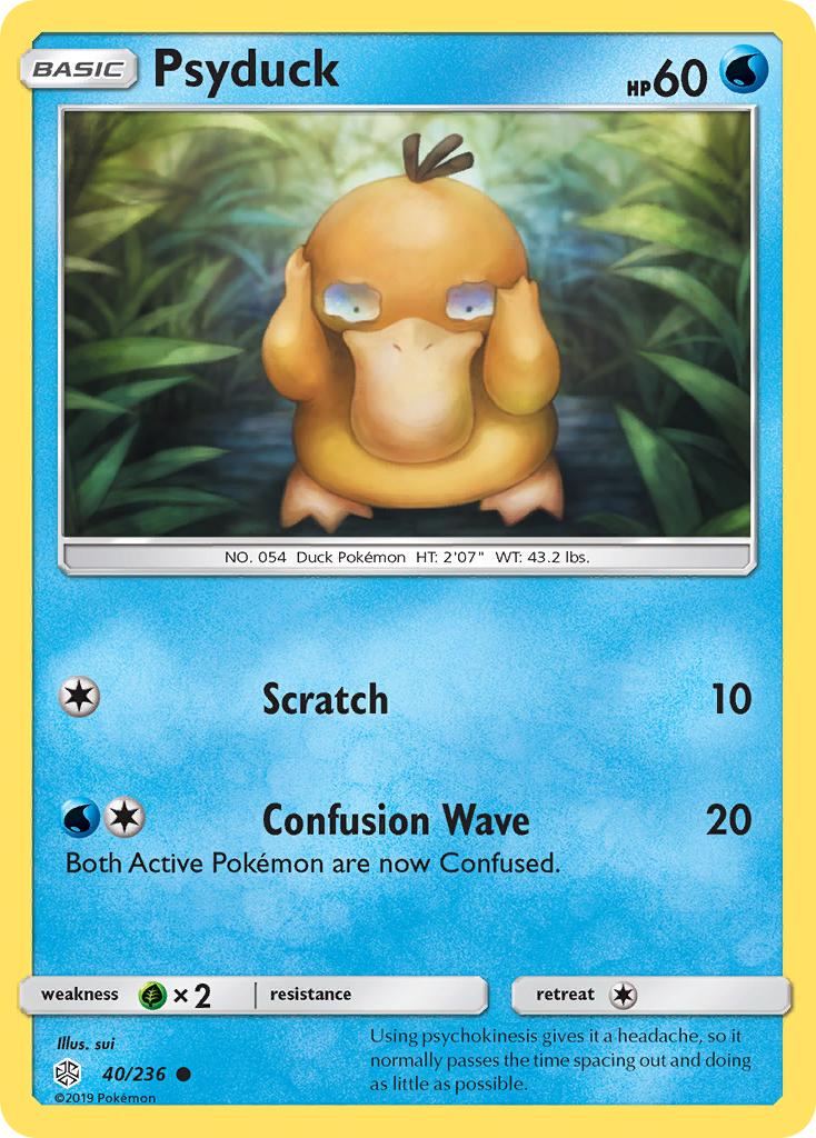 Psyduck (40/236) [Sun & Moon: Cosmic Eclipse] | Total Play
