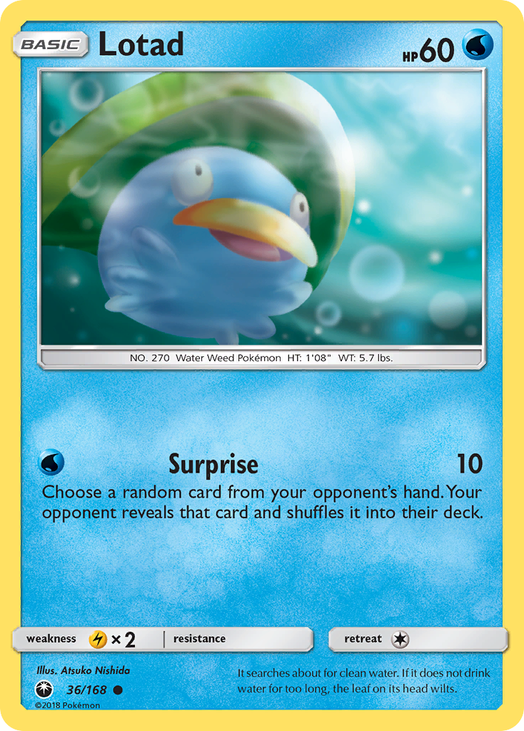 Lotad (36/168) [Sun & Moon: Celestial Storm] | Total Play