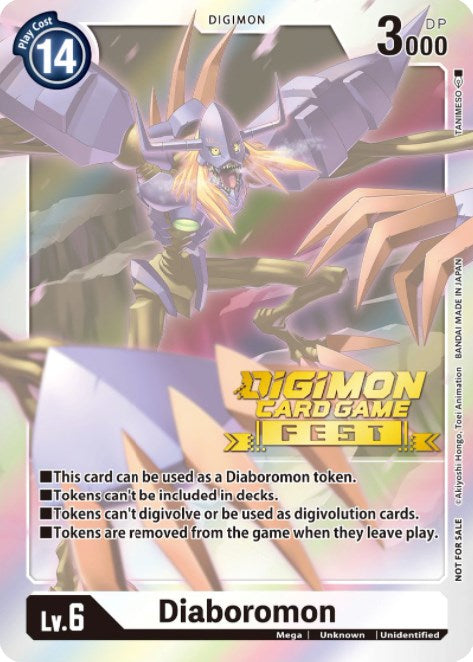 Diaboromon Token (Digimon Card Game Fest 2022) [Release Special Booster Promos] | Total Play