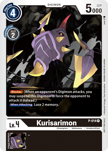 Kurisarimon [P-014] [Promotional Cards] | Total Play