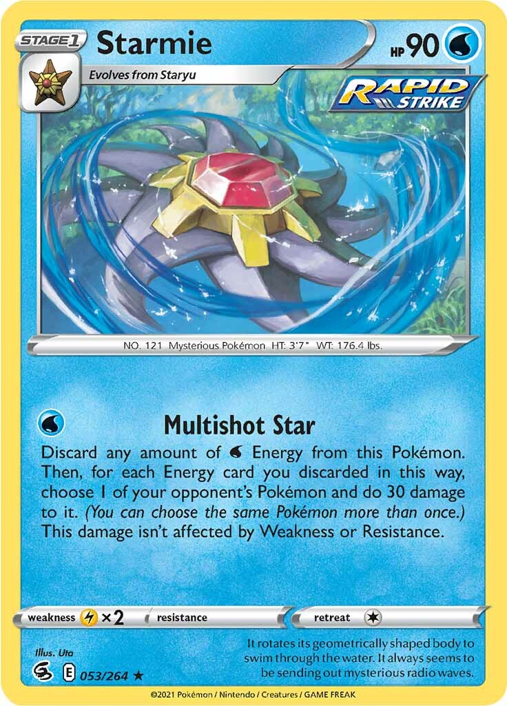 Starmie (053/264) [Sword & Shield: Fusion Strike] | Total Play