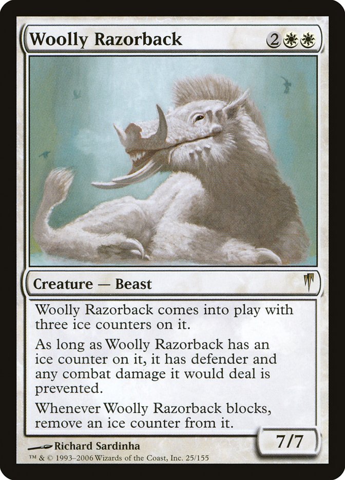 Woolly Razorback [Coldsnap] | Total Play