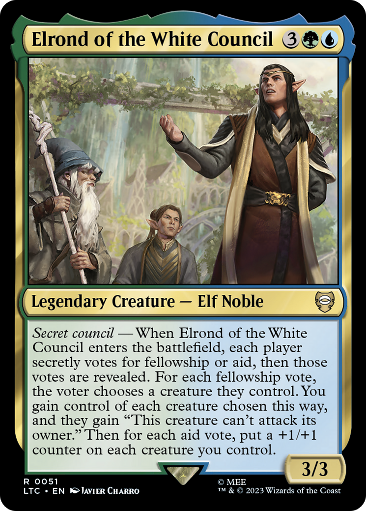 Elrond of the White Council [The Lord of the Rings: Tales of Middle-Earth Commander] | Total Play